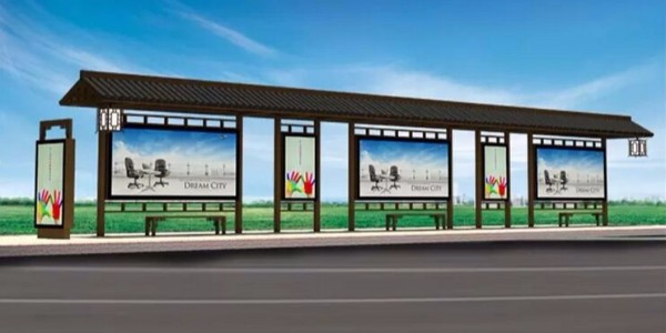 合肥（féi）市肥西縣公（gōng）交（jiāo）候車亭、站牌、垃圾（jī）箱等街具