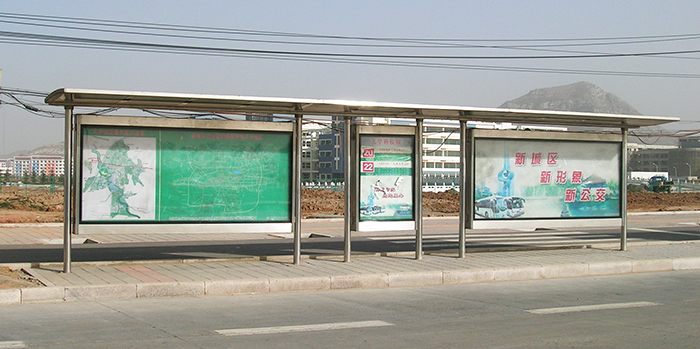 不鏽鋼公交候車亭