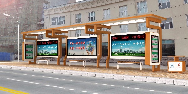 高碑（bēi）店市定製公交候車亭、站牌、垃圾（jī）箱（xiāng）等街具