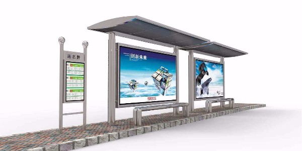 南陽市新野縣公（gōng）交候車亭、站牌、垃圾（jī）箱等街具