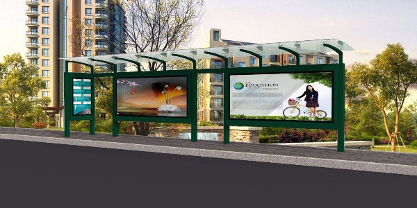 滄州市青縣定製公交候車亭（tíng）、站牌、垃圾箱等街具