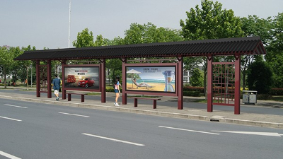仿古公交候車亭