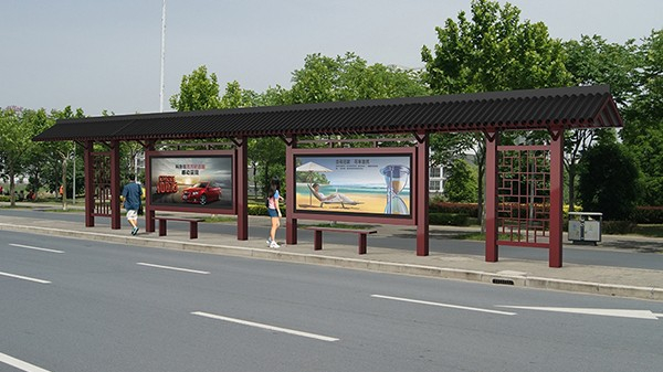 仿古公交候車亭