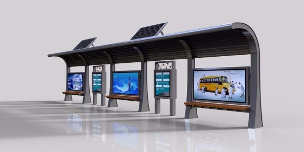 三門峽澠池縣公交候車亭、站牌、垃圾（jī）箱等街具